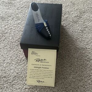 Just the right shoes by Raine Blue slip -On Shoes midnight promises